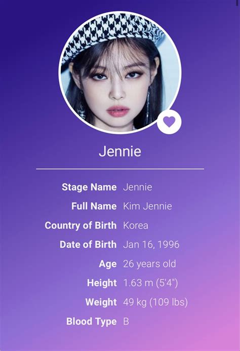 jennie height|Jennie (BLACKPINK) Profile, Age, Birthday, Height